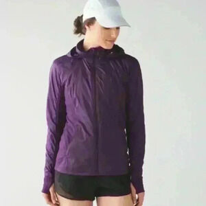 EUC Lululemon Rush Hour Jacket Magenta 2